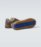Burberry Terrace leather and suede sneakers