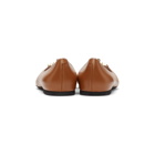 JW Anderson Brown Anchor Logo Ballerina Flats