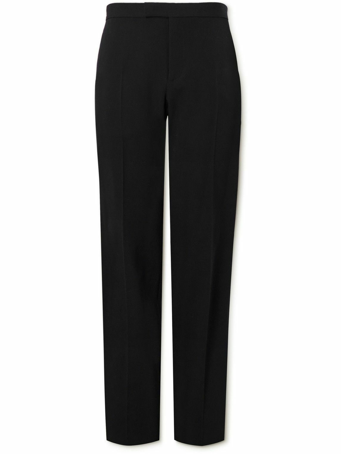 【THE ROW】pietrina wool-twill straight-leg パンツ The Row - Rivo Straight-Leg Wool-Twill Trousers - Black The Row