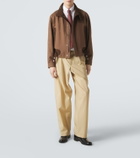 Giorgio Armani Silk bomber jacket