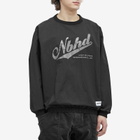 Neighborhood Men's Pullover Track Nylon Sweatshirt in Black