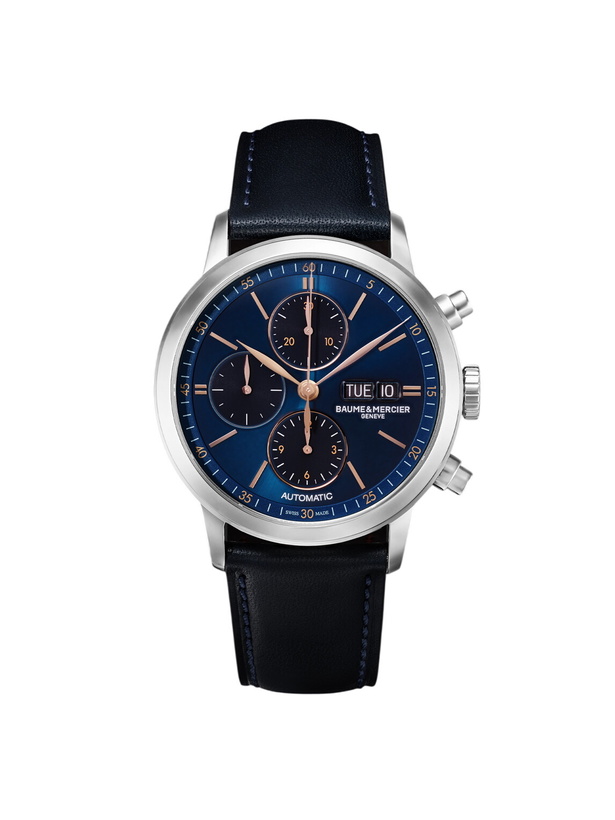 Photo: Baume & Mercier - Classima Automatic Chronograph Stainless Steel Watch, Ref. 10781