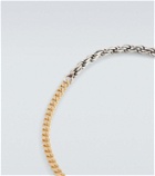 Bottega Veneta Facet chain sterling silver bracelet