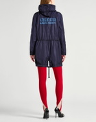 Alberta Ferretti Womens Overcoat & Trench Coat in Navy