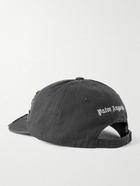 Palm Angels - Logo-Embroidered Distressed Cotton-Twill Baseball Cap