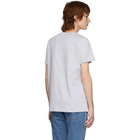 Balmain Grey Hologramme Logo T-Shirt