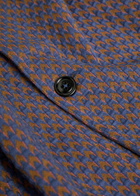 PS Paul Smith Houndstooth Cotton-blend Cardigan Blue