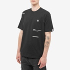 Men's AAPE Now Silicone Badge Pocket T-Shirt in Black