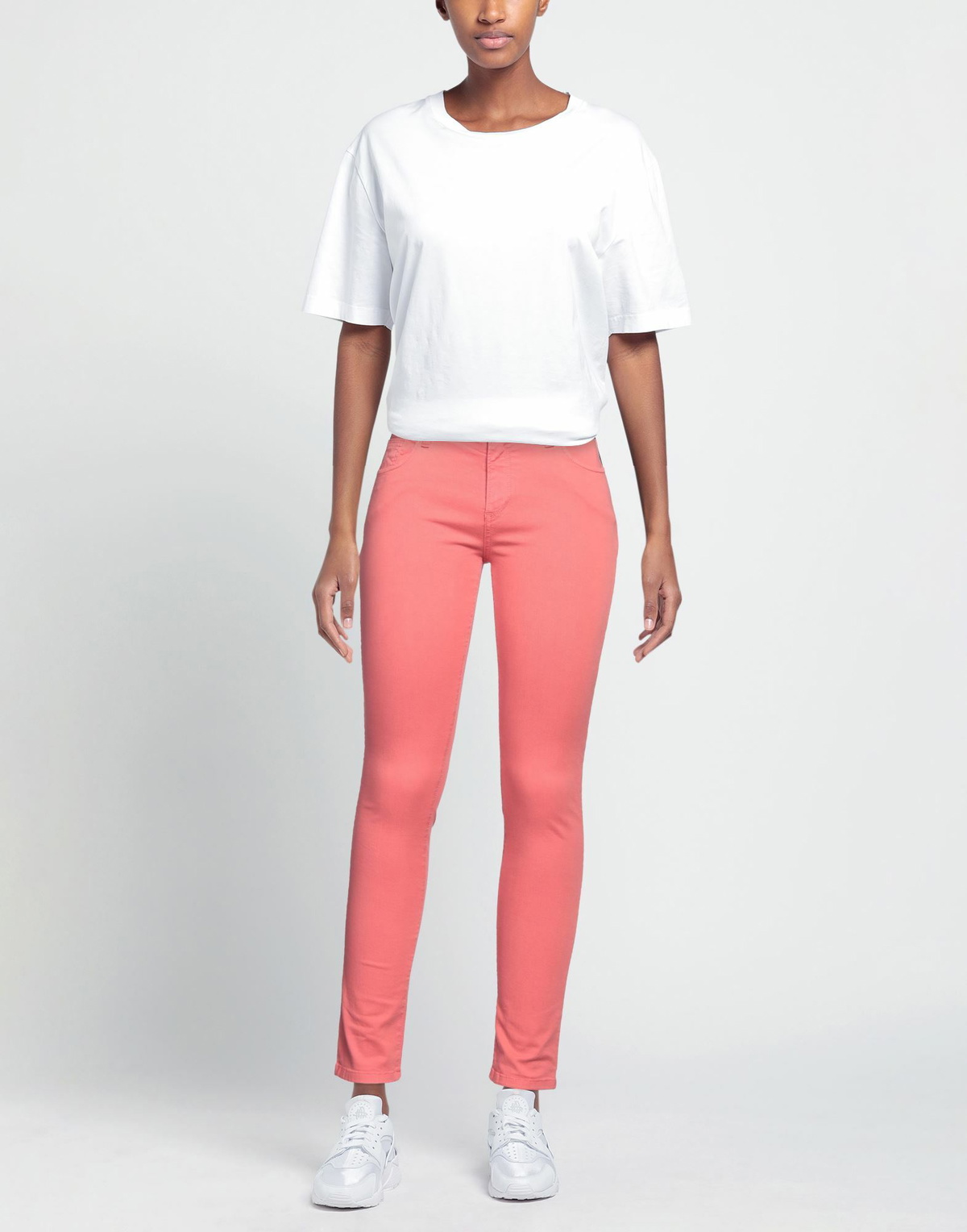 Manila Grace Womens Jeans Coral