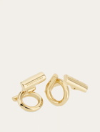 Ferragamo Mens Gancini cufflinks in Gold