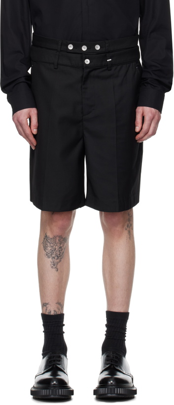 Photo: C2H4 Black Intellectual Tailored Shorts