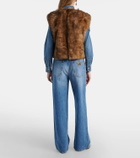 Dolce&Gabbana Cropped shearling vest