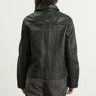 Deadwood Women's Bruno Upcycled Leather Jacket in Black