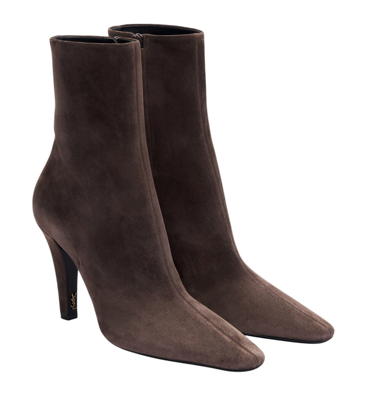 Photo: Saint Laurent Jill suede ankle boots