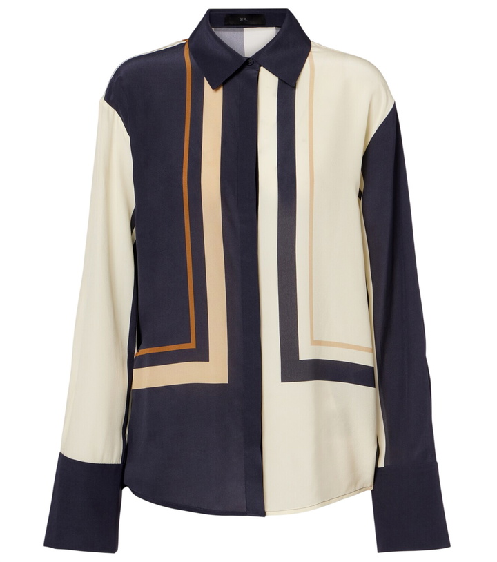 Photo: SIR Printed silk shirt