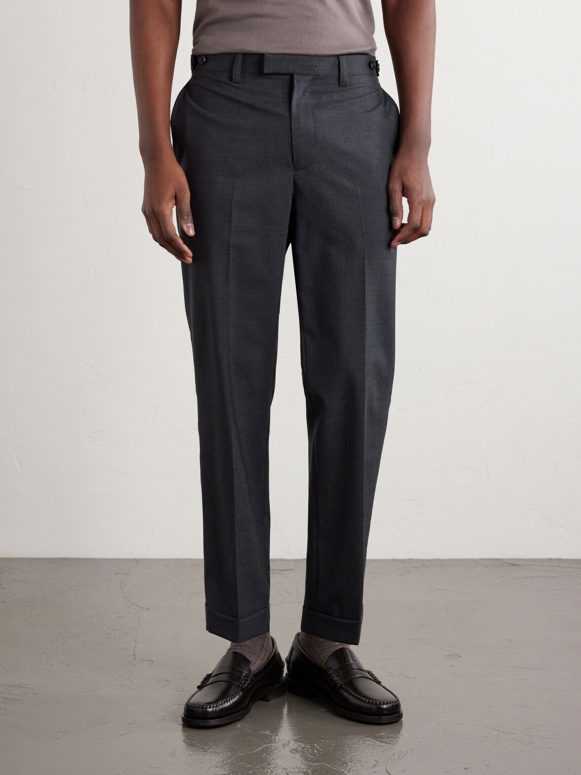 Beams Plus - Ivy Straight-Leg Woven Suit Trousers - Gray