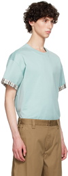 Bottega Veneta Blue Double Layer T-Shirt