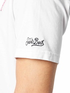 MC2 Saint Barth Man Cotton T-shirt With St.barth Airlines Print