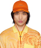 Jacquemus Orange Le Raphia 'La Casquette Artichaut' Cap