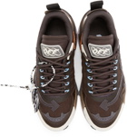 Off-White Brown Odsy 2000 Sneakers