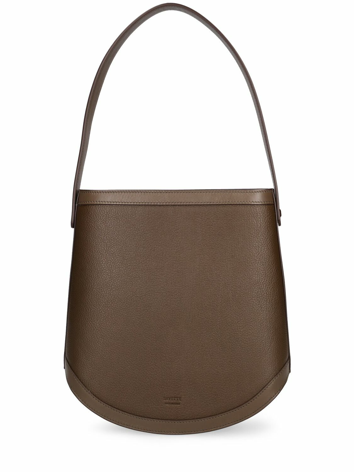 SAVETTE The Large Bucket Leather Shoulder Bag Savette