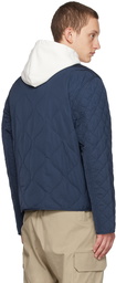 Maison Kitsuné Navy Fox Head Jacket