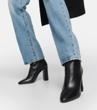 Saint Laurent Lou leather ankle boots