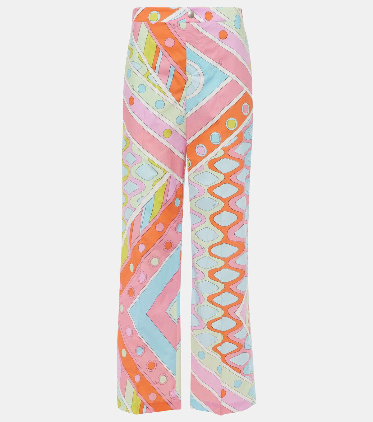 Pucci Vivara printed cotton wide-leg pants