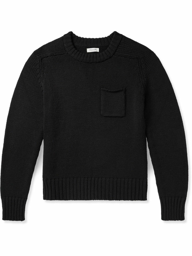 Photo: MILES LEON - Garden Merino Wool Sweater - Black