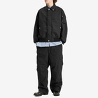 Comme des Garçons Homme Men's Dry Cotton Bomber Jacket in Black
