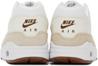 Nike White & Beige Air Max 1 SC Sneakers