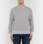 TOM FORD - Mélange Loopback Cotton-Jersey Sweatshirt - Men - Gray