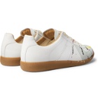MAISON MARGIELA - Replica Painted Leather Sneakers - White