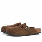 Birkenstock Men's Boston SFB Clog - Carafe Suede