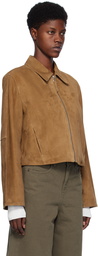 LOW CLASSIC Tan Paneled Suede Jacket