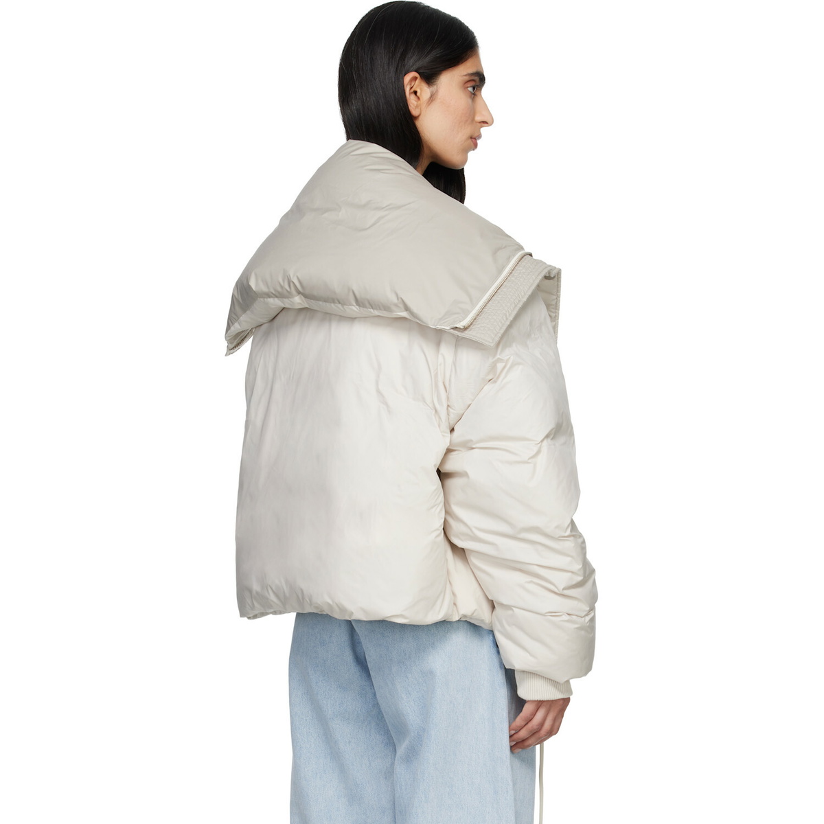 Entire Studios Off-White Kelly Down Jacket