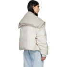 Entire Studios Off-White Kelly Down Jacket