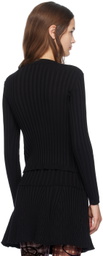 Chopova Lowena Black Sweetheart Cardigan