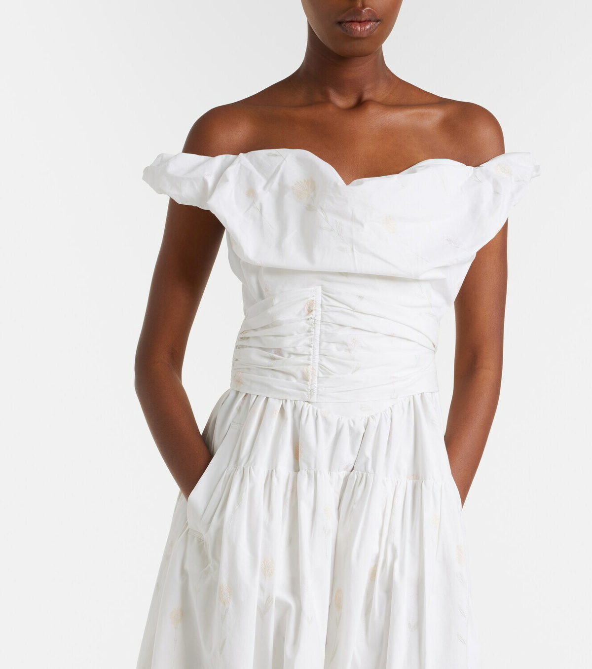 Vivienne Westwood Sunday floral cotton-blend corset dress