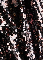 Staud Ciara Sequin-embellished Mesh Midi Skirt Dark Brown