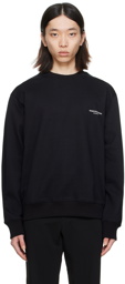 Wooyoungmi Black Square Label Sweatshirt