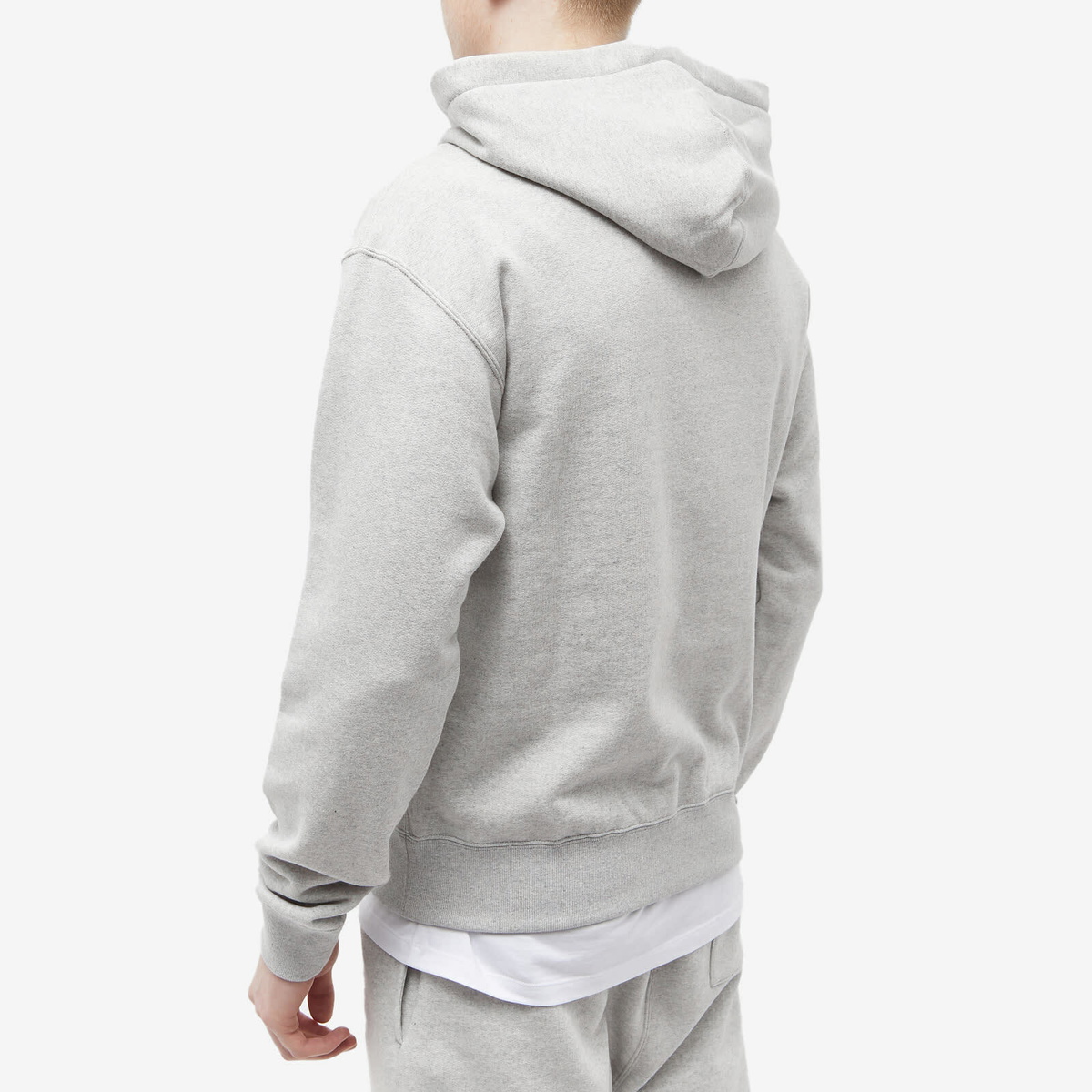 パーカー・フーディ JIL SANDER PLUS LOGO POPOVER HOODIE Jil Sander Men's Plus Logo Popover Hoody in Open Grey Jil Sander