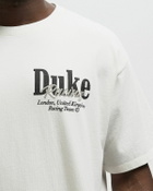 Duke & Dexter DR3 Grey Pit Stop Tee White Mens Shortsleefe