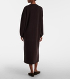 Extreme Cashmere N°106 Weird Short cashmere-blend midi dress