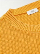 Onia - Waffle-Knit Cotton Sweater - Yellow