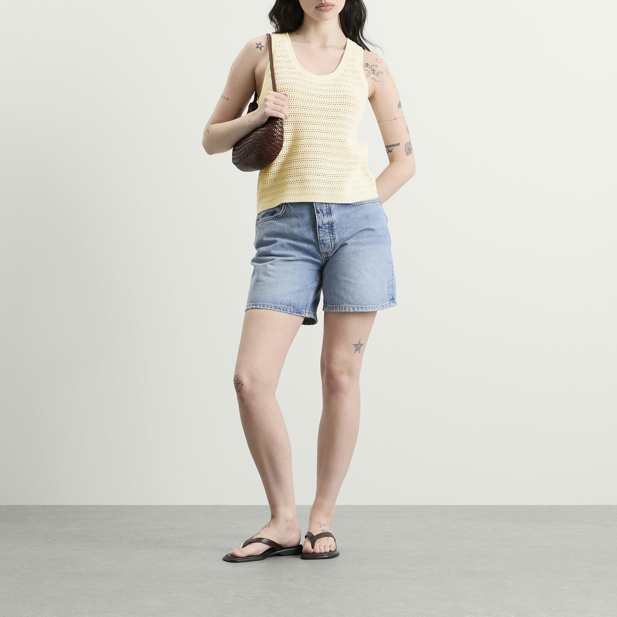 Anine Bing Women's Arie Tank Top in Ivory