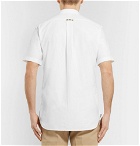 Burberry - Button-Down Collar Cotton Oxford Shirt - White