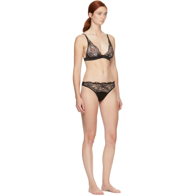 Fleur of England Black Boudoir Bra Fleur of England