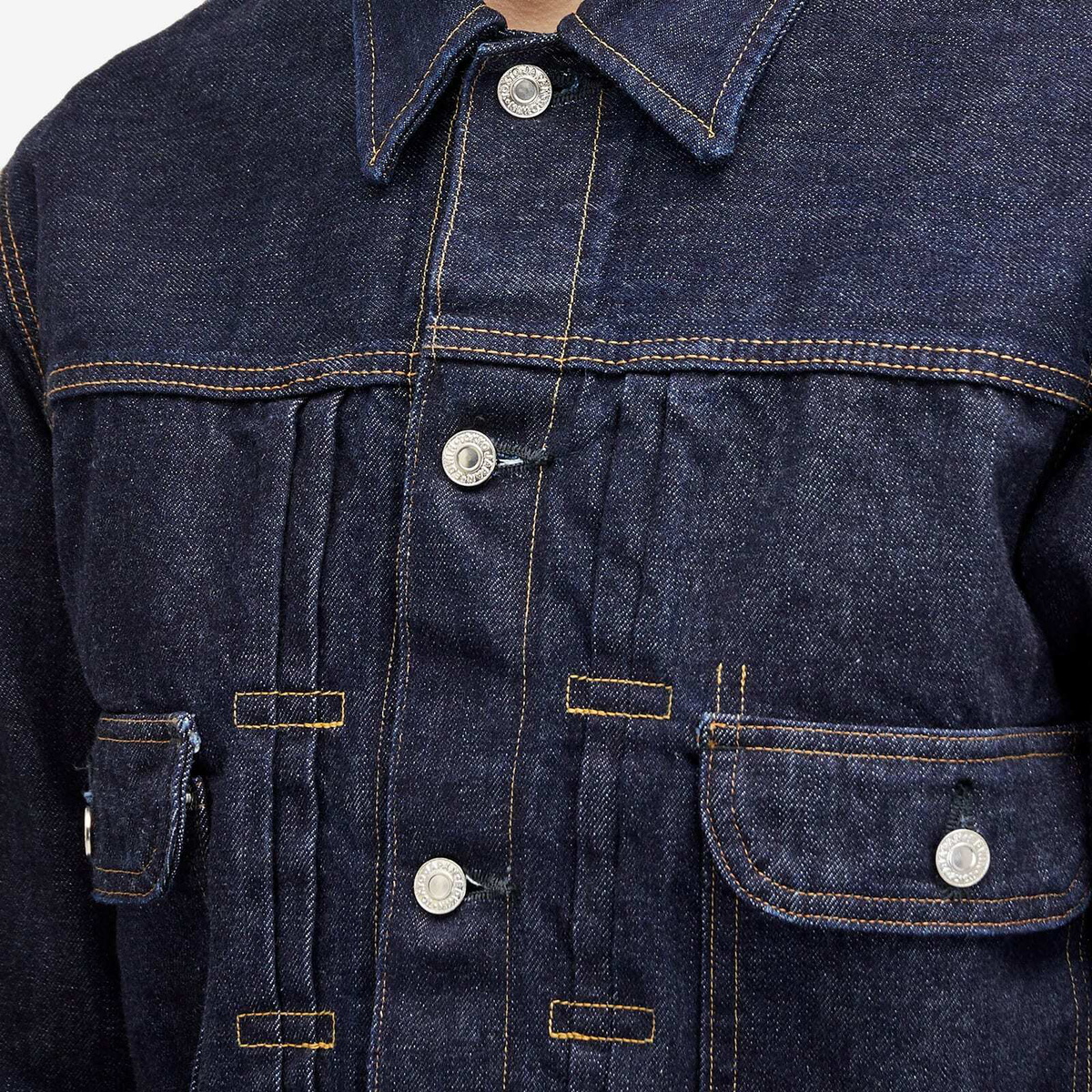 Edwin Men's Selvedge Denim Jacket in Blue Rinsed