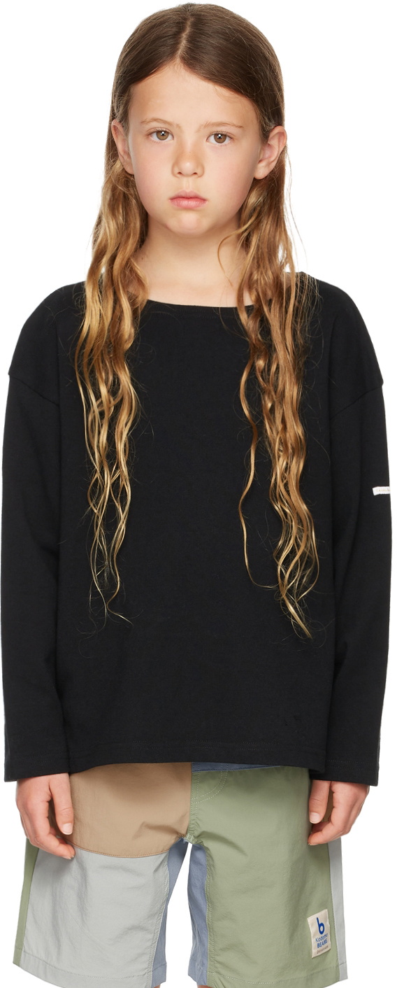 Kodomo BEAMS Kids Black Basque T-Shirt Kodomo BEAMS